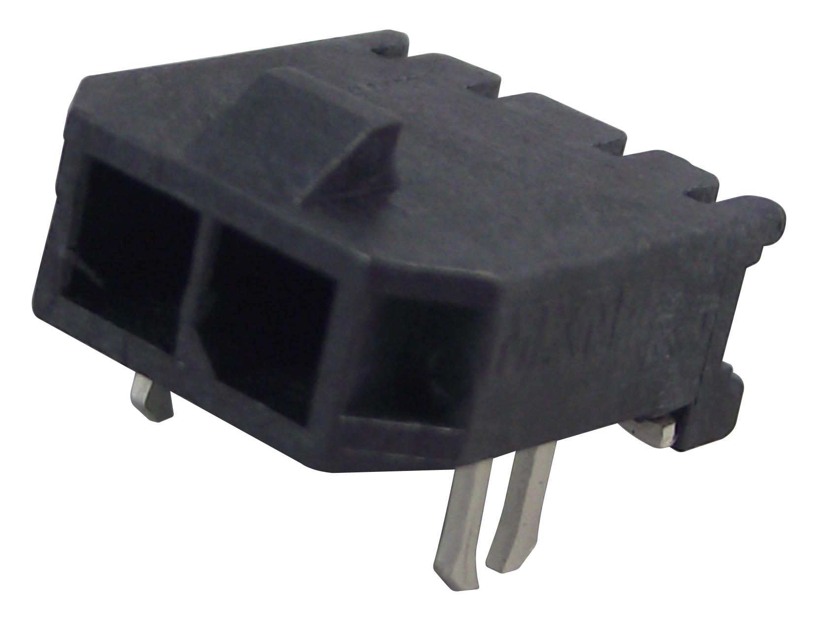 Molex 43650-0210 Connector, R/a Header, 2Pos, 1Row, 3mm