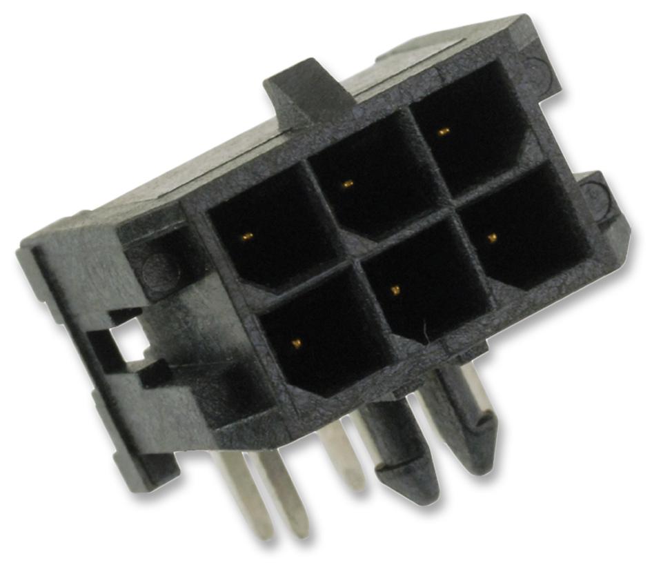 Molex/partner Stock 43045-0602 Connector, Header, 6Pos, 2Row, 3mm