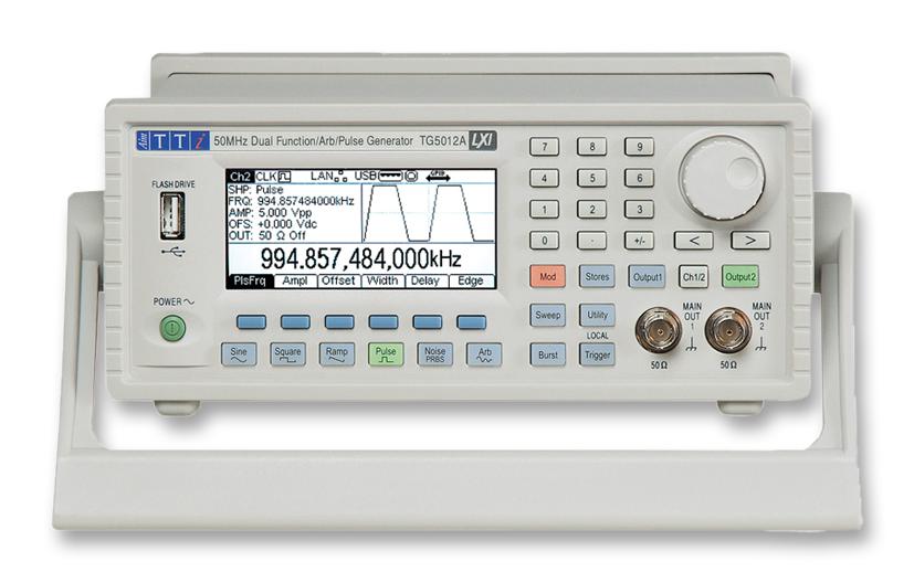 Aim-Tti Instruments Tg5012A Signal Generator, Arb/pulse, 50Mhz, 2Ch