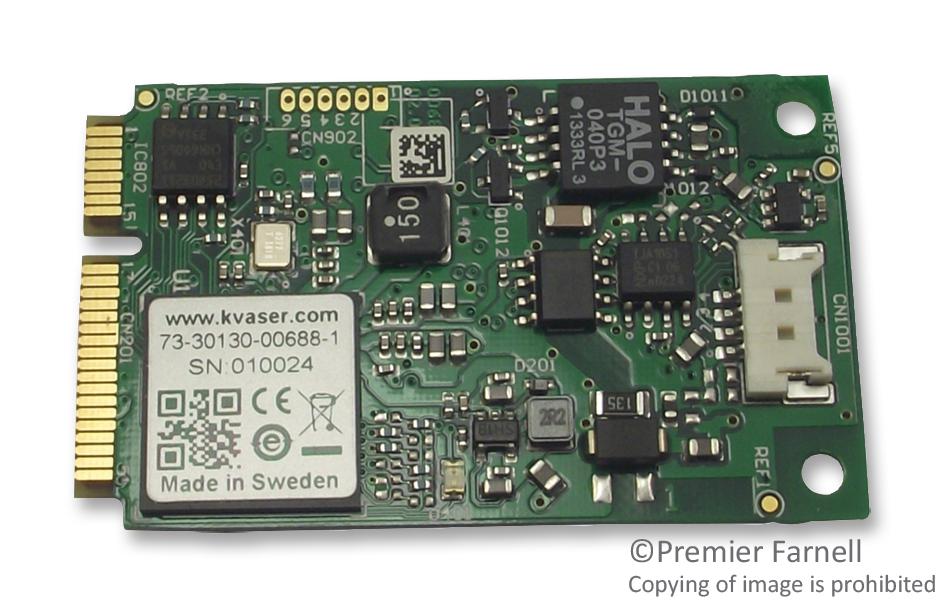 Kvaser 00688-1 Interface Board, Can, 1Ch