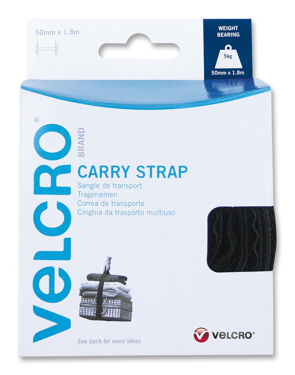 Velcro Vel-Ec60326 Adjustable Strap, Black, 50mm