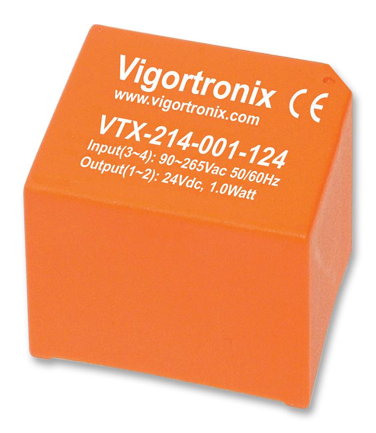 Vigortronix Vtx-214-001-109 Ac-Dc Conv, Fixed, 1 O/p, 1W, 9V