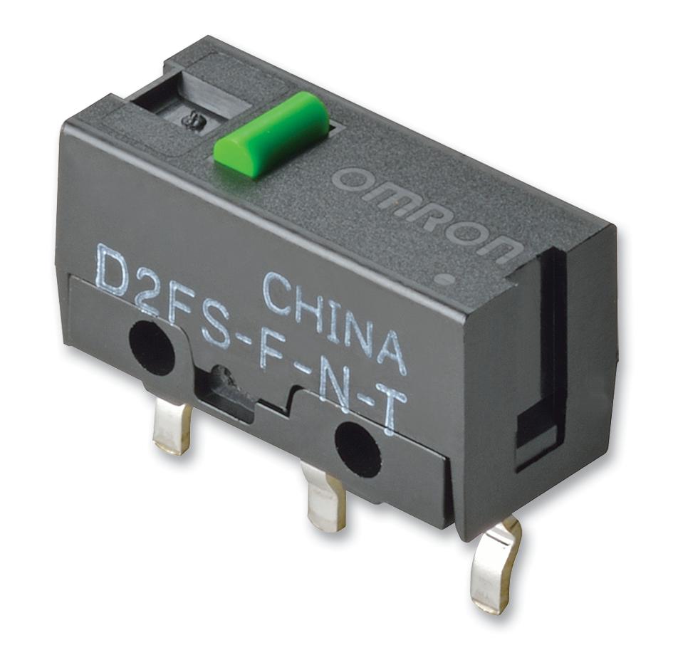 Omron Electronic Components D2Fs-F-N-T Microswitch, Plunger, Spst, 0.1A, 6Vdc