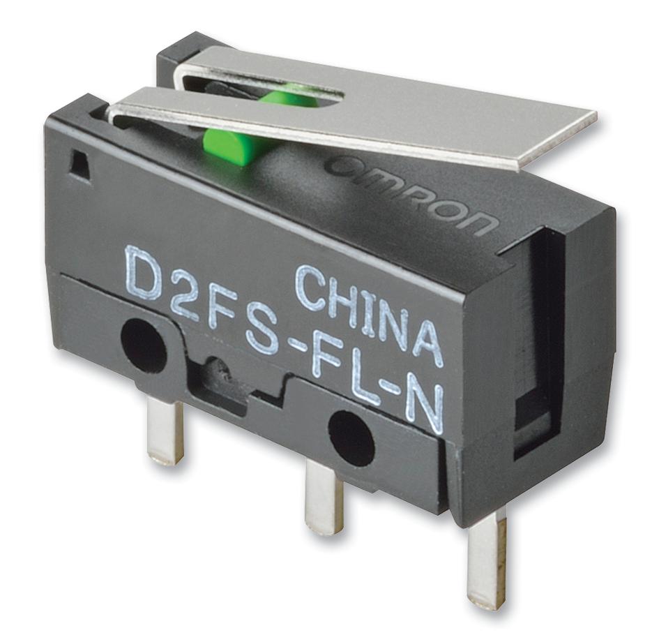 Omron Electronic Components D2Fs-Fl-N-T Microswitch, Lever, Spst, 0.1A, 6Vdc