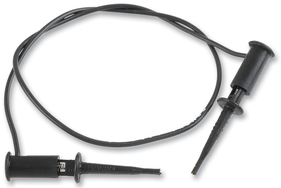 Pomona 5301-12-0 Test Lead, Blk, 304.8mm, 60V, 0.5A