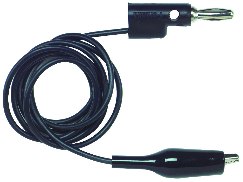 Pomona 3220-24-0 Test Lead, Blk, 610mm, 60V, 5A