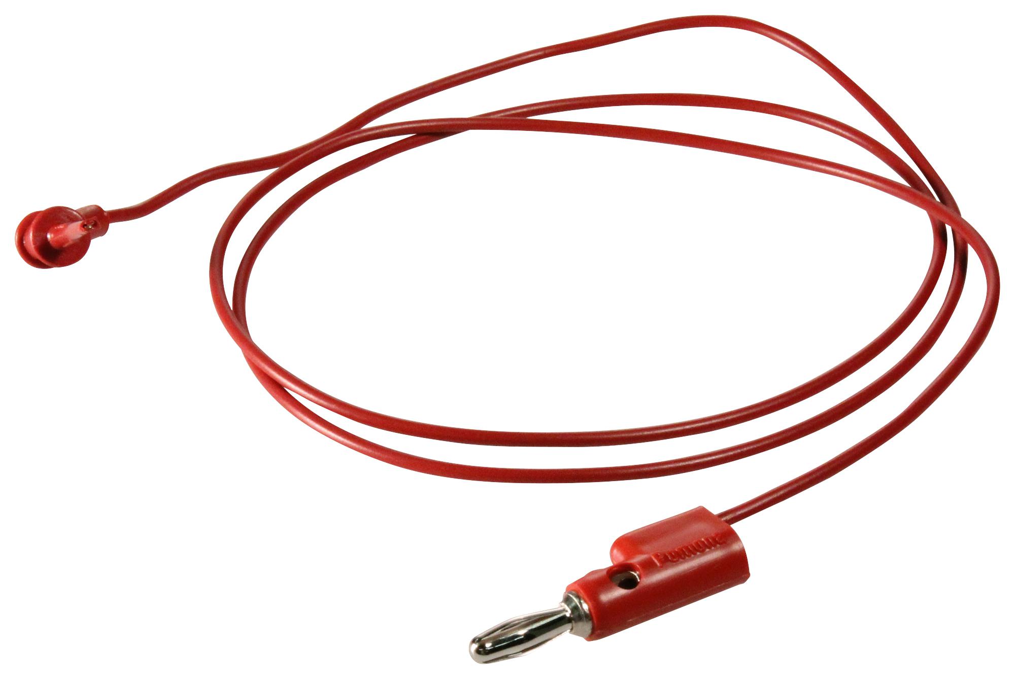 Pomona 5053-36-2 Test Lead, Red, 914mm, 150V, 3A