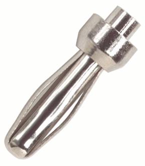 Pomona 3258 Banana Plug, 15A, Rivet, Pk10