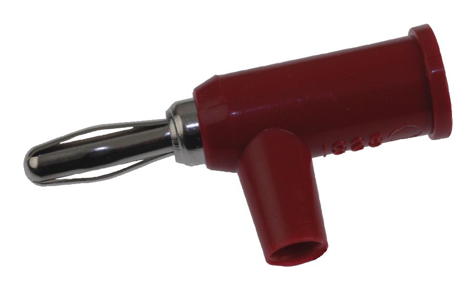 Pomona 1825-2 Banana Plug, Stackup, 15A, Screw, Red