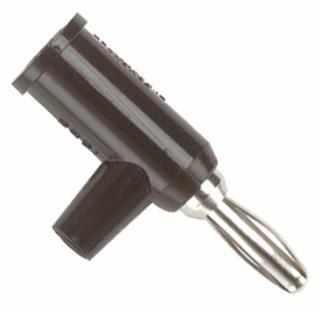 Pomona 4897-0 Banana Plug, Stackable, 15A, Screw, Blk