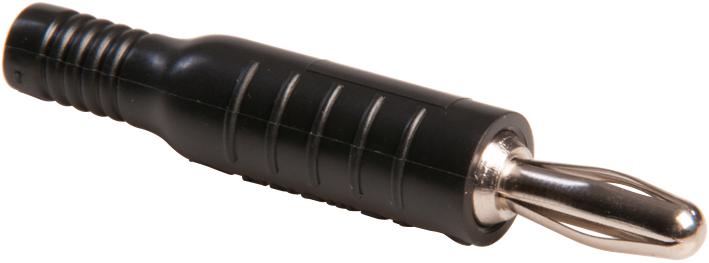 Pomona 5169-0 Banana Plug, 15A, Crimp/solder, Black