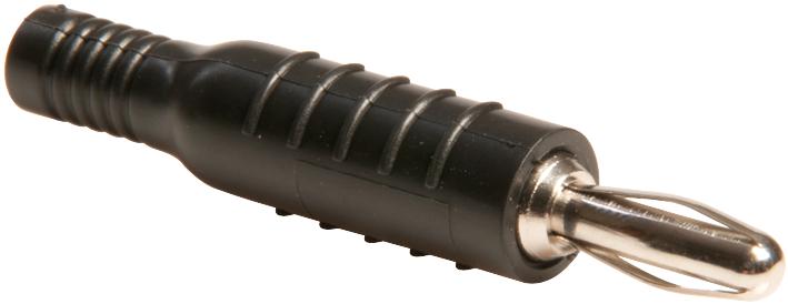 Pomona 5170-0 Banana Plug, 15A, Crimp/solder, Black