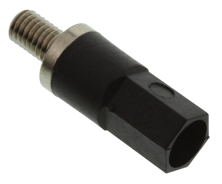 Pomona 5701-0 Adaptor, Banana Jack-6/32 Screw, Black