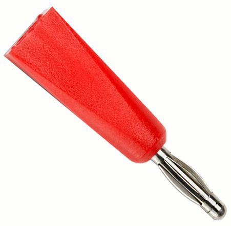 Pomona 5936-2 Banana Plug, 2mm, 5A, Solder, Red, Pk10