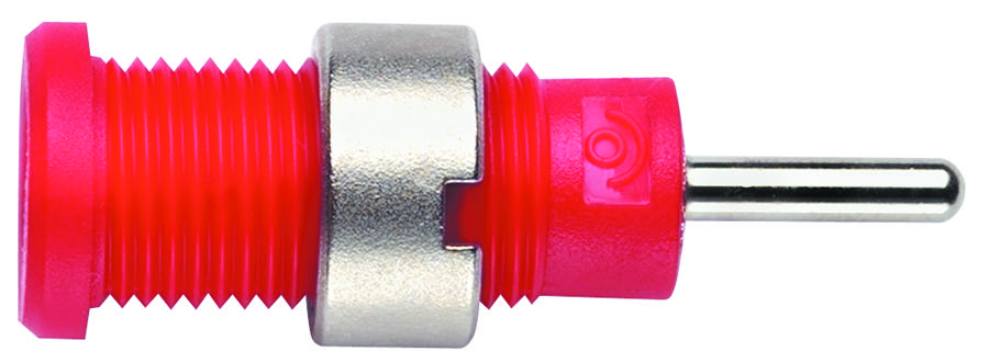 Pomona 72921-2 Test Jack, 2mm, 10A, Wire Wrap, Red