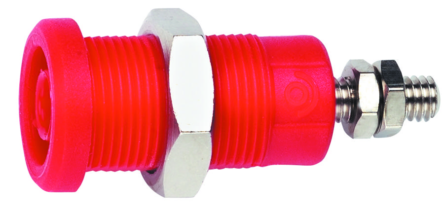 Pomona 72930-2 Banana Jack, 36A, Screw, Red