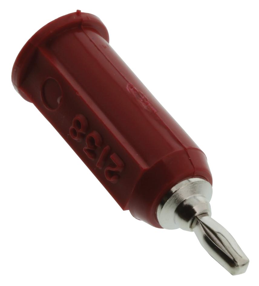 Pomona 2138-2 Adaptor, Banana Jack-Mini Plug, Red