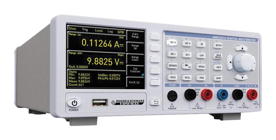 Rohde & Schwarz R&s Hmc8012G Dmm, Auto/manual, True Rms, 480000 Count