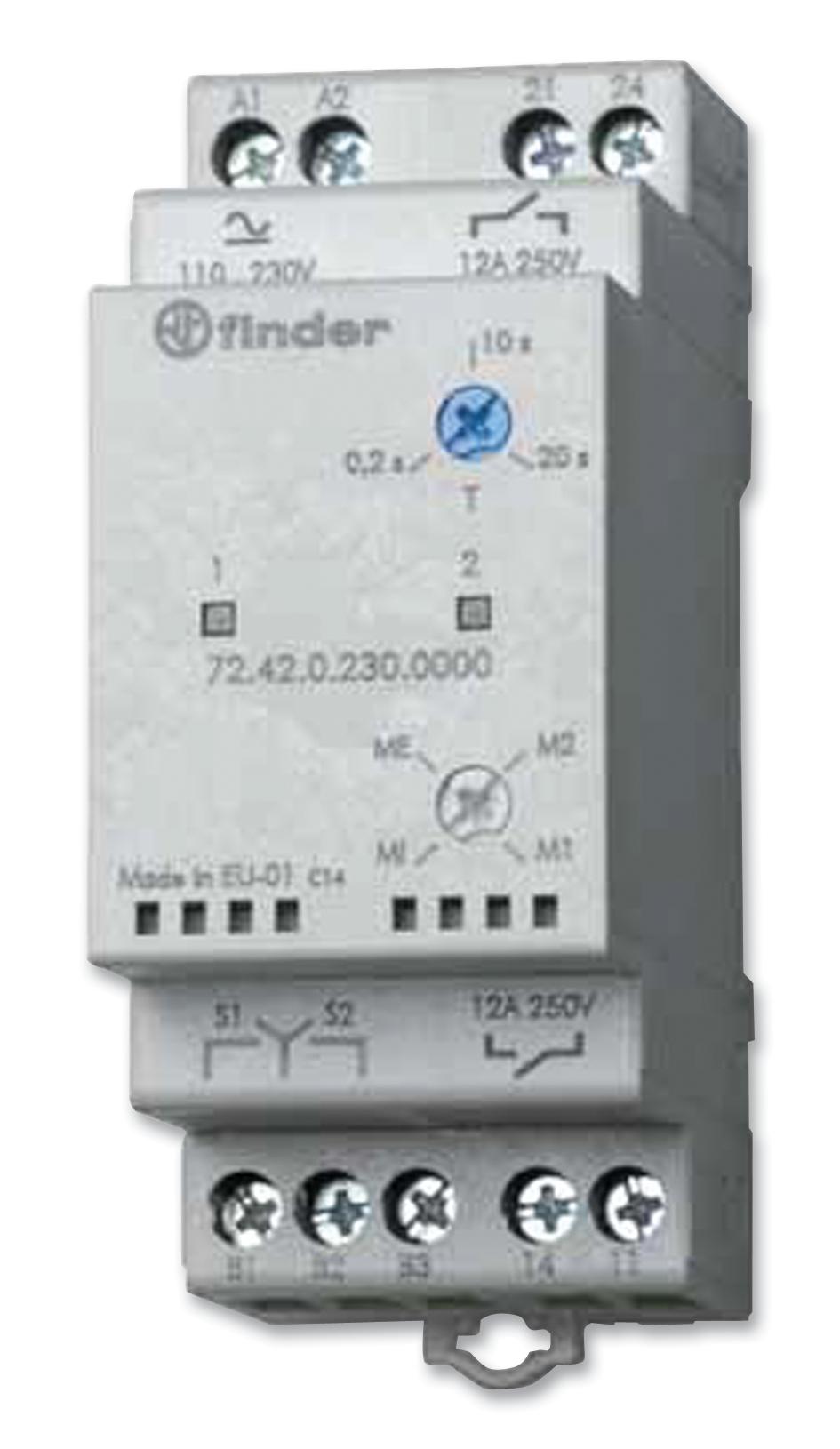 Finder Relays Relays 72.42.0.024.0000 Priority Change Relay, 24V, 0.12W