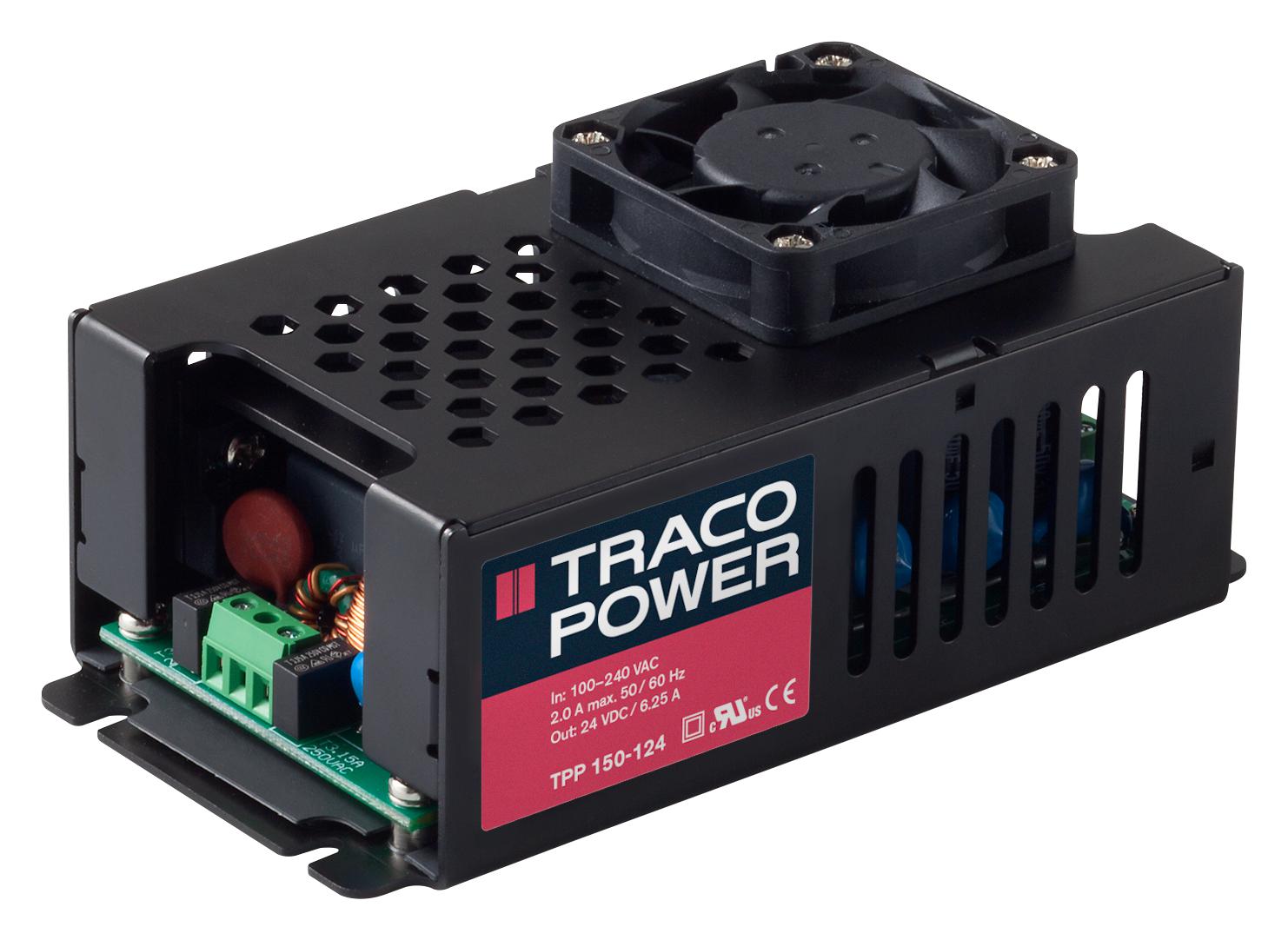 TRACO Power Tpp 150-136 Power Supply, Ac-Dc, Medical, 36V, 4.17A