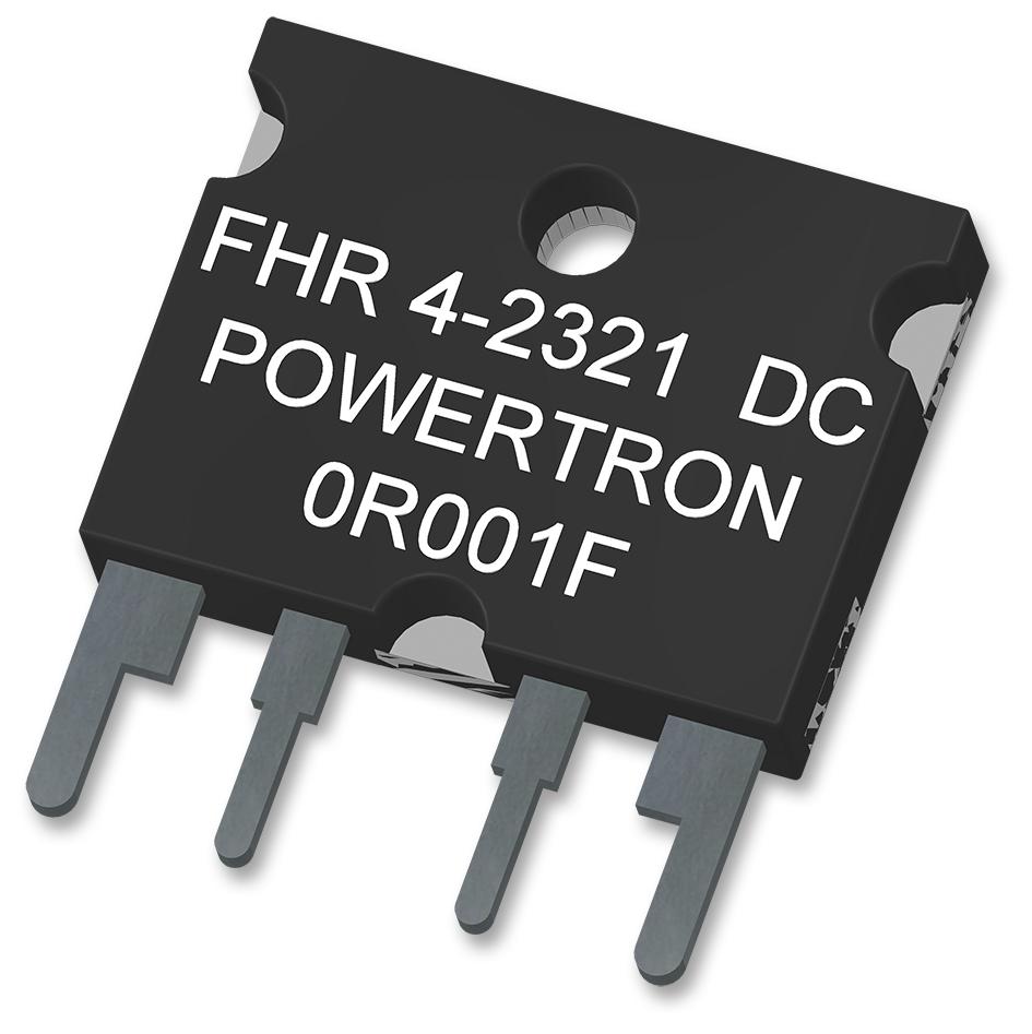 Powertron Fhr 4-2321 0R005  S 1% Q Resistor, Metal Foil, 0.005Ohm, 3W, 1%