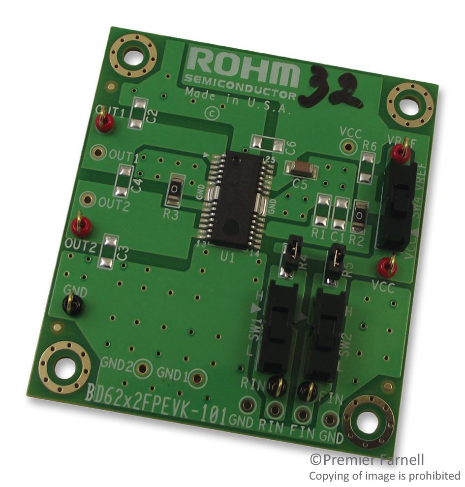 Rohm Bd62X2Fpevk-101 Evaluation Board, H-Bridge Driver