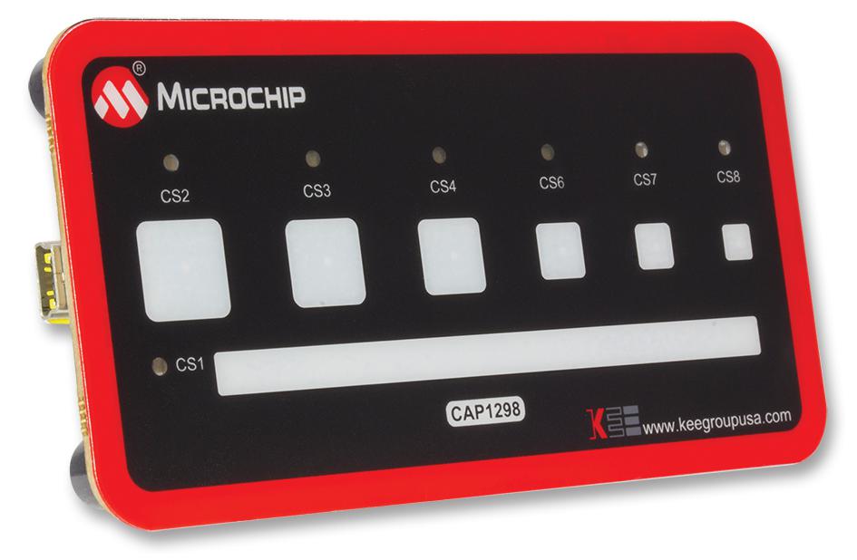 Microchip Technology Technology Dm160223 Evaluation Board, Capacitoracitive Touch