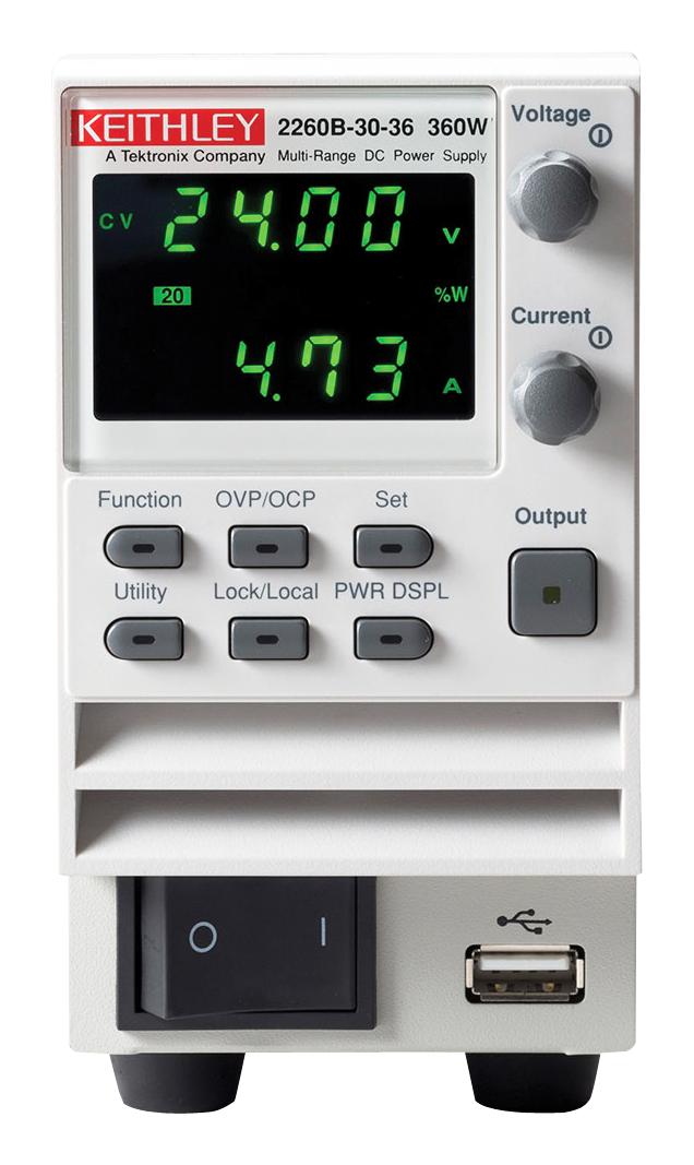 Keithley Instruments Instruments 2260B-250-4 Power Supply, 1-Ch, 250V, 4.5A, Prog