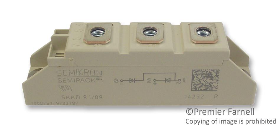 Semikron Skkd 81/08 Diode, Module, 82A, 800V