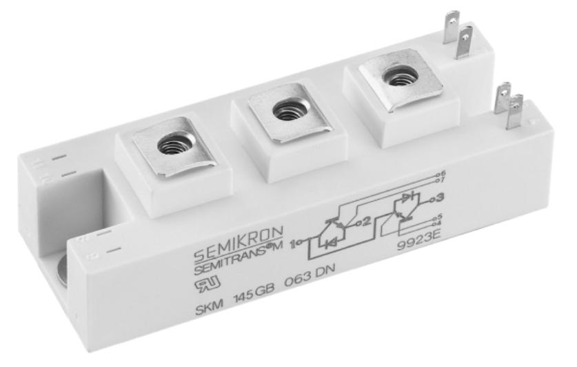 Semikron Skm100Gb125Dn Igbt Module, Dual N Ch, 1.2Kv, 100A