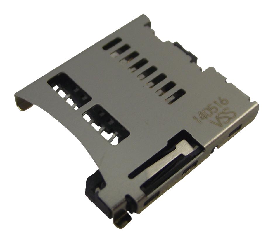 Molex/partner Stock 47352-1001-Tr200 Connector, Microsd, 8Pos, Push-Push