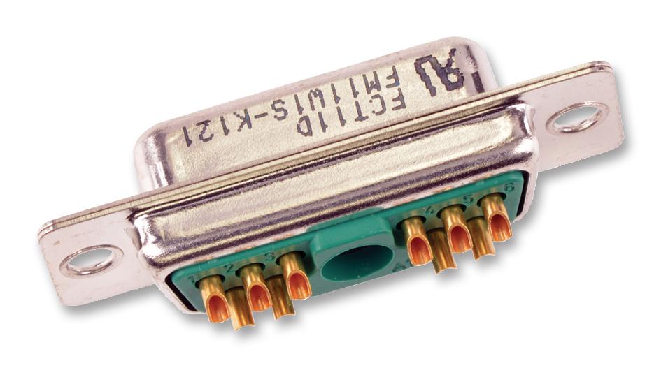 Molex 172704-0012 Combo D-Sub Connector, Rcpt, Da-11W1, Solder