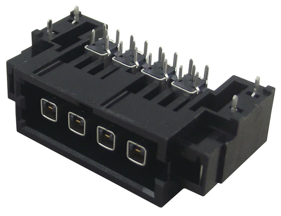 Samtec Ip5-04-01-L-S-Ra1-L-Tr Connector, Plug, 4Pos, 1Row, 4mm