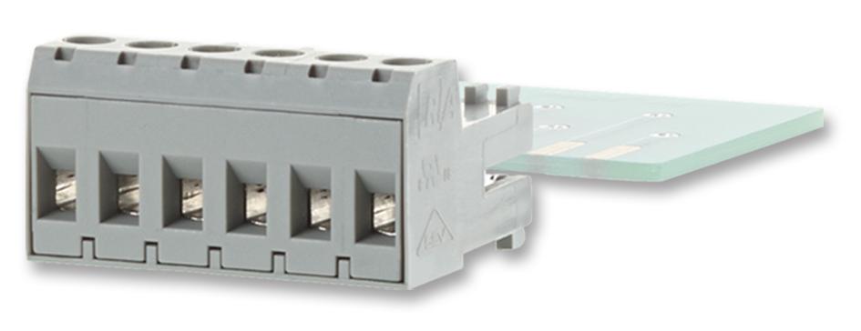 METZ CONNECTorect Rp99506Vdnn Terminal Block, Pluggable, 6Pos, 12Awg