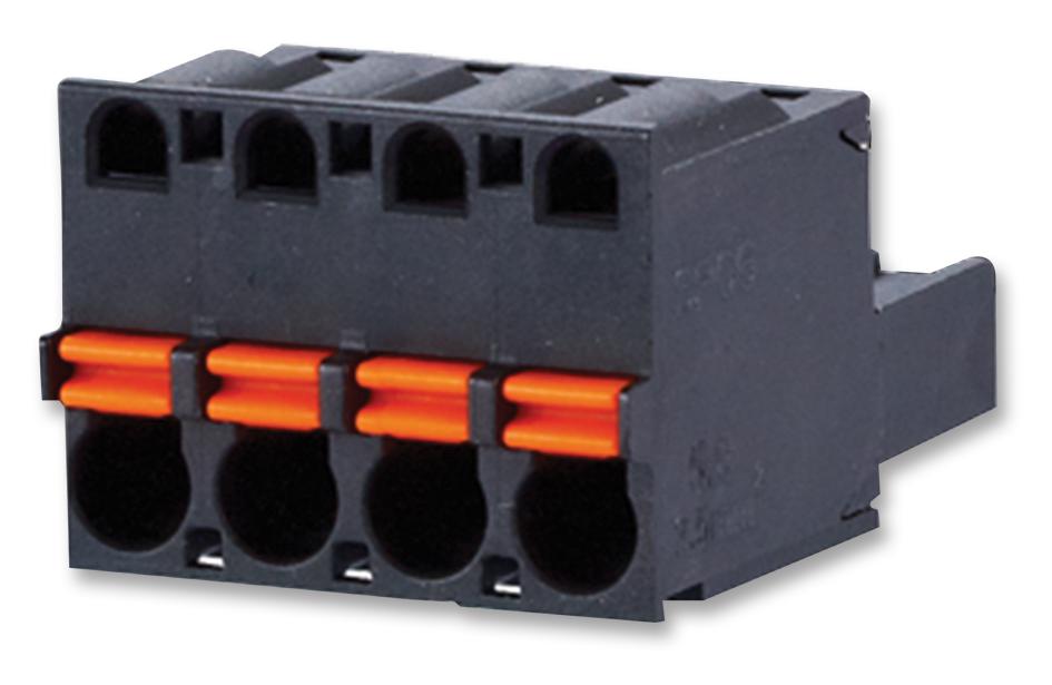 METZ CONNECTorect Sp06510Vbnc Terminal Block, Pluggable, 10Pos, 12Awg