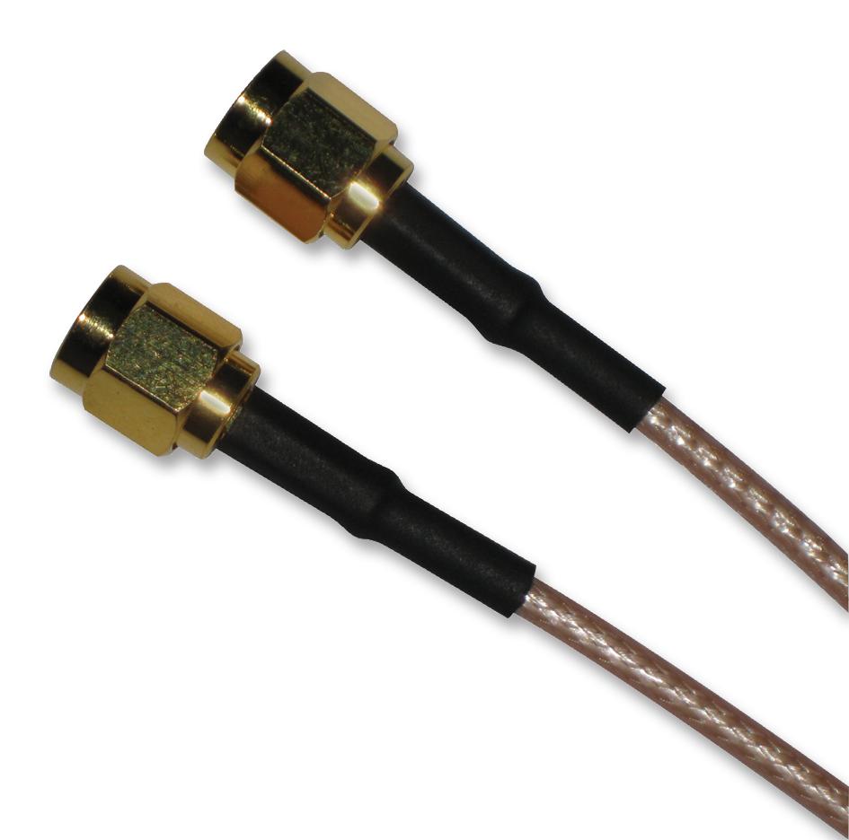 Amphenol RF 135101-03-M0.25 Coaxial Cable, Rg316/u, Sma Plug, 0.25M