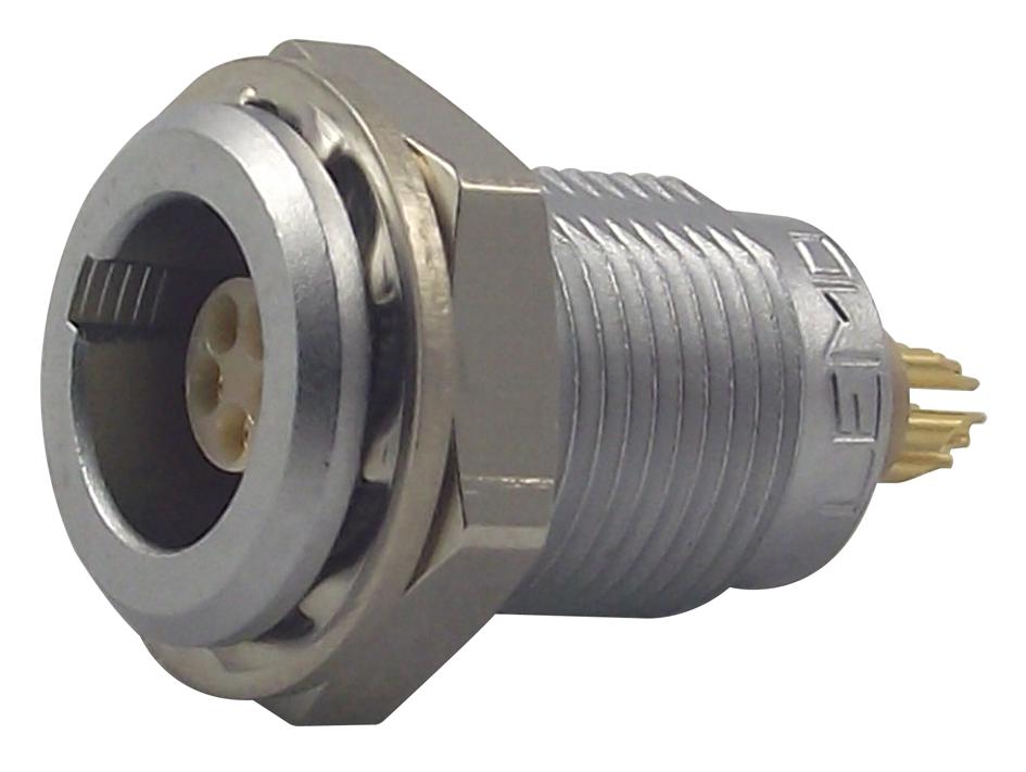 LEMO Egg.00.305.cll Circular Connector, Rcpt, 5Pos, Panel