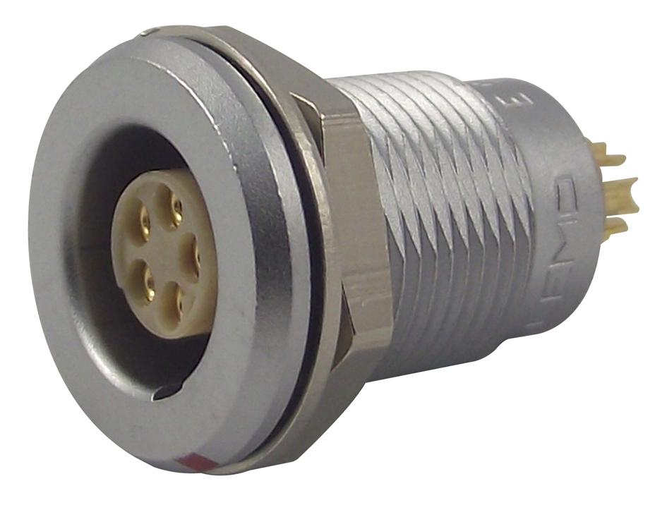 LEMO Egg.0T.305.cll Circular Connector, Rcpt, 5Pos, Panel