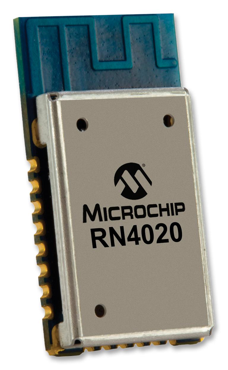 Microchip Technology Technology Rn4020-V/rm Bluetooth, Ver 4.1, 2.4-2.48Ghz, 1Mbps