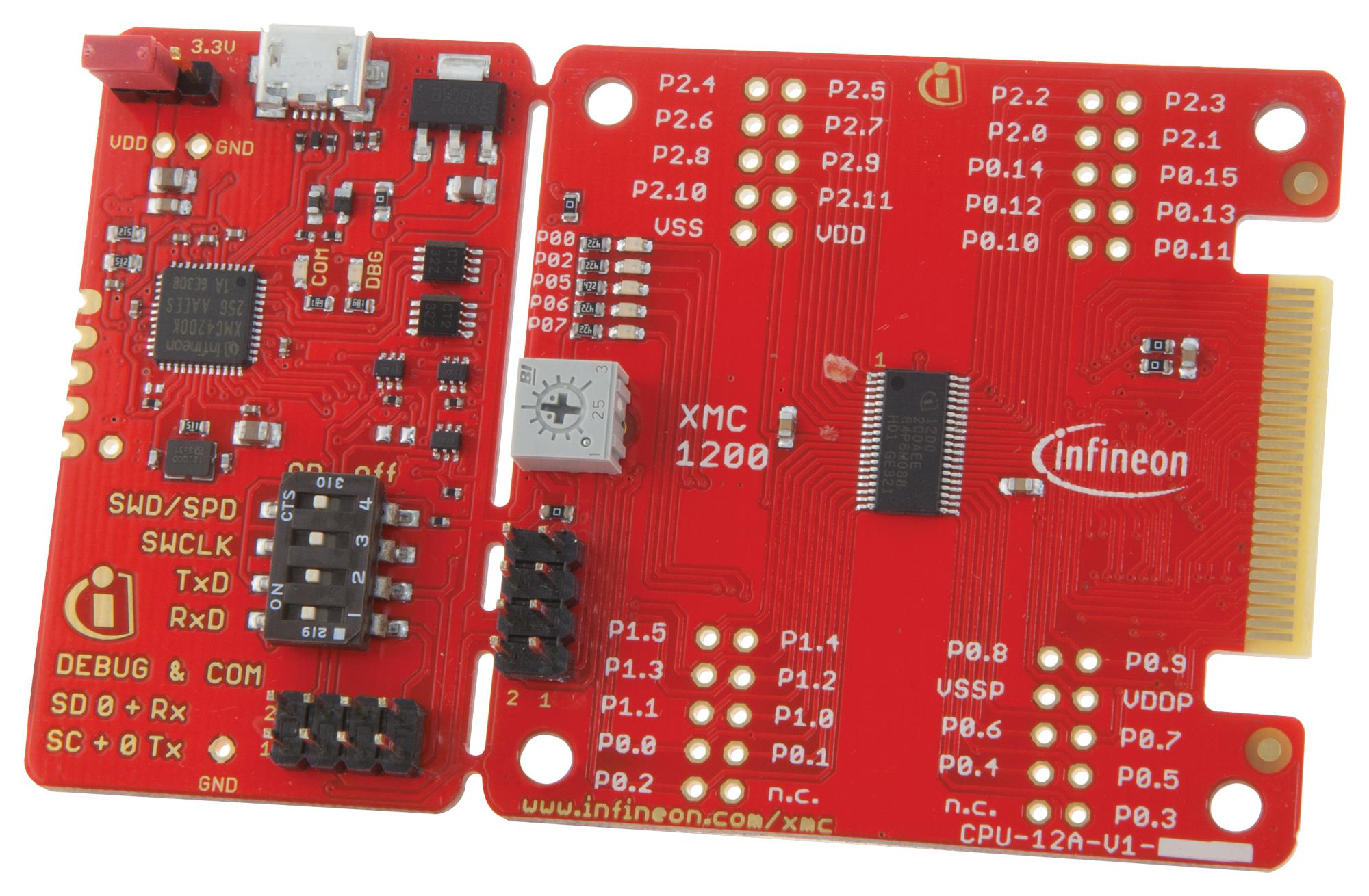 Infineon Kitxmc12Boot001Tobo1 Cpu Card, Cortex-M0 Mcu