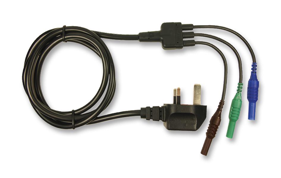 Cliff Electronic Components Cih29930 Power Cord, Uk Mains Plug-3X4mm Plug