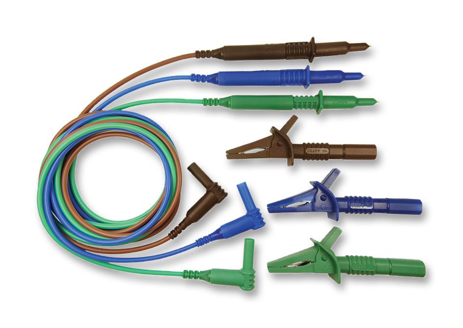 Cliff Electronic Components Cih29915 Test Lead Set, 1Kv