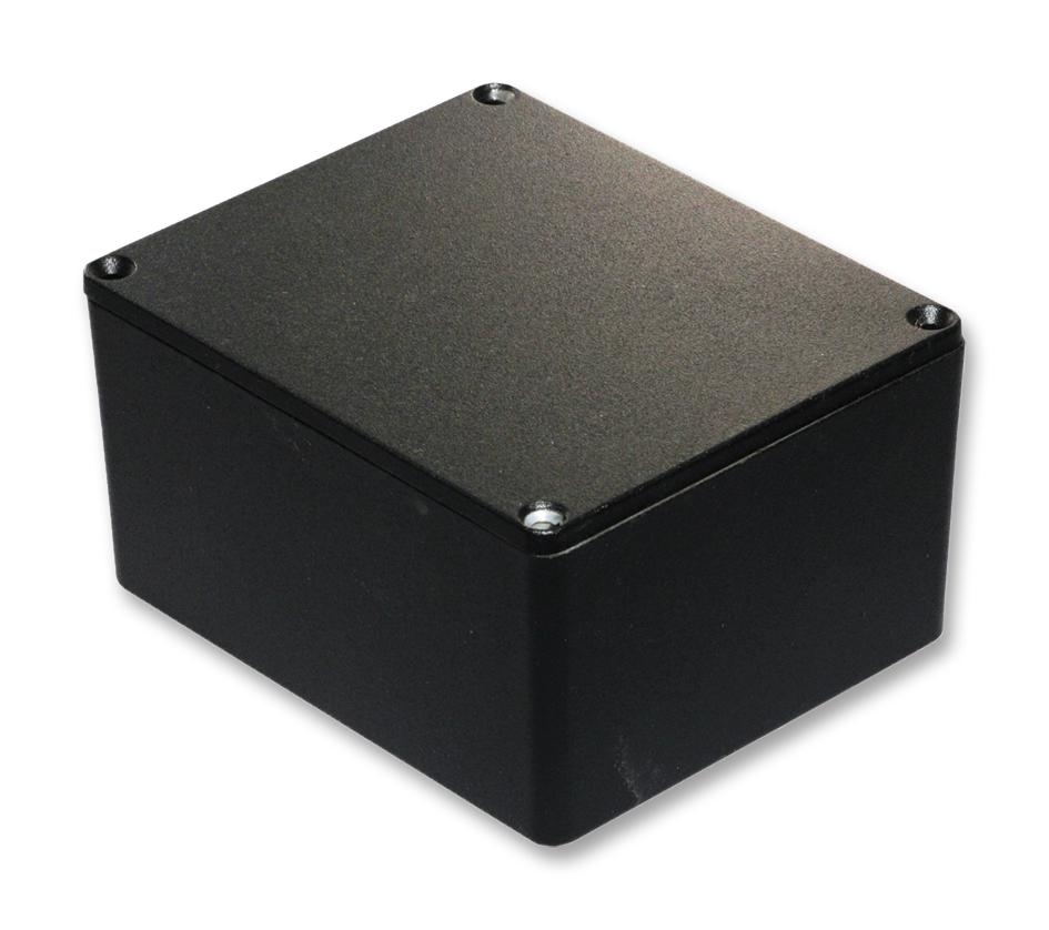 Hammond 1590Wcebk Instrument Enclosure, Alum Alloy, Black