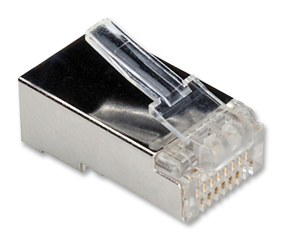 Roline 21.17.3061 Connector, Rj45, Plug, Shld, 1Port, 8P8C,pk10