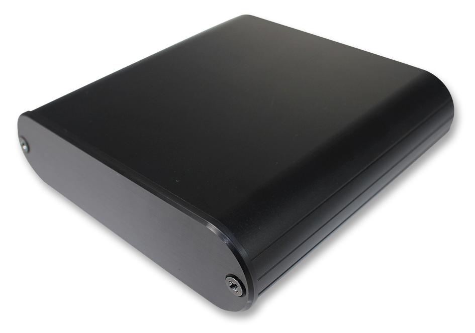 Takachi Mxa3-11-11Bbp Pcb Box Enclosure, Aluminium, Black