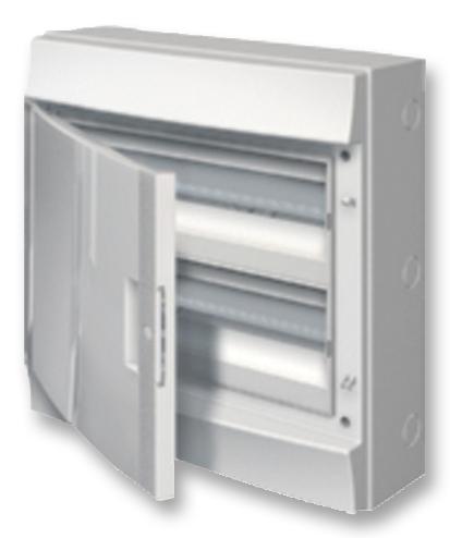 Abb 1Sl1105A00 Wallmount Enclosure, Thermoplastic, Grey