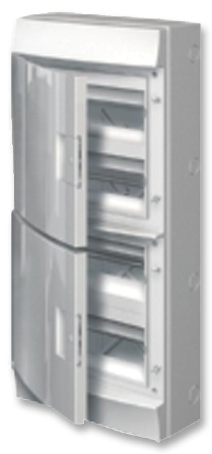 Abb 1Sl1107A00 Wallmount Enclosure, Thermoplastic, Grey