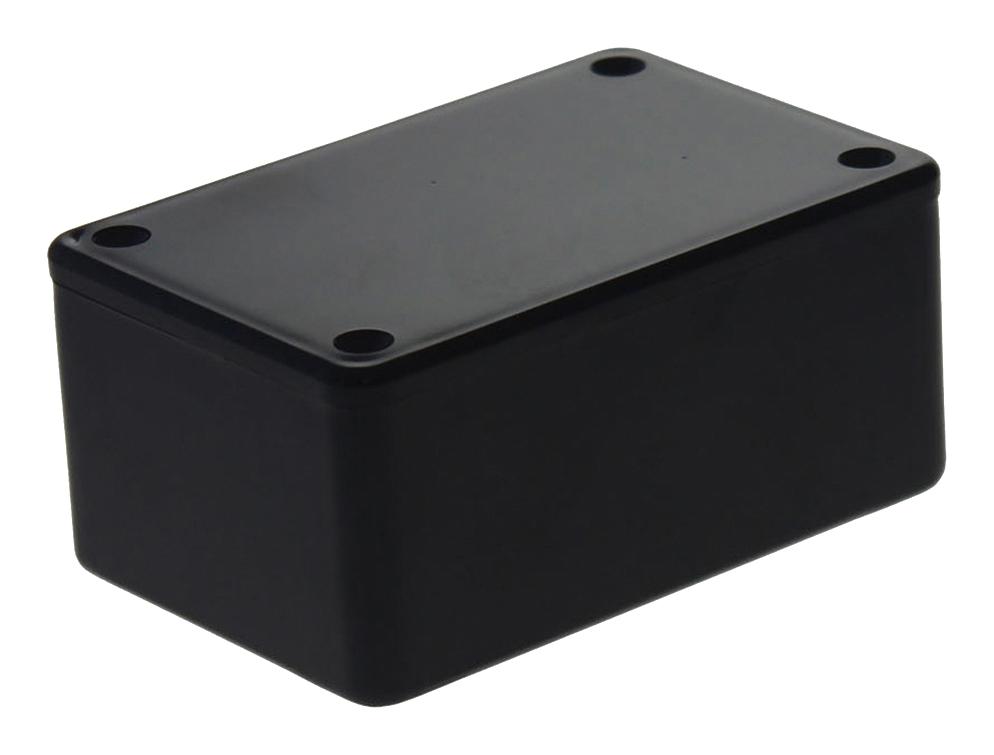 CamdenBoss Bim2001/11-Blk/blk Pcb Box Enclosure, Abs, Black