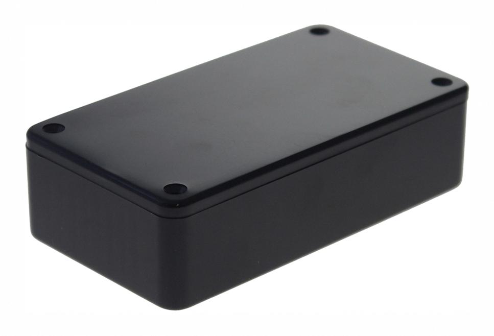 CamdenBoss Bim2003/13-Blk/blk Pcb Box Enclosure, Abs, Black