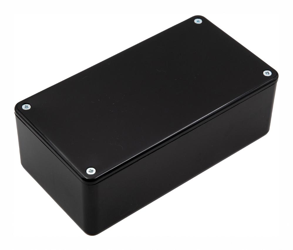 CamdenBoss Bim2005/15-Blk/blk Pcb Box Enclosure, Abs, Black